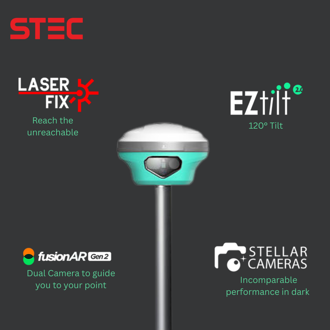 SDi - LASER X VISUAL RTK SYSTEM/DATA COLLECTOR/SURVEY POLE/SURVEY SOFTWARE