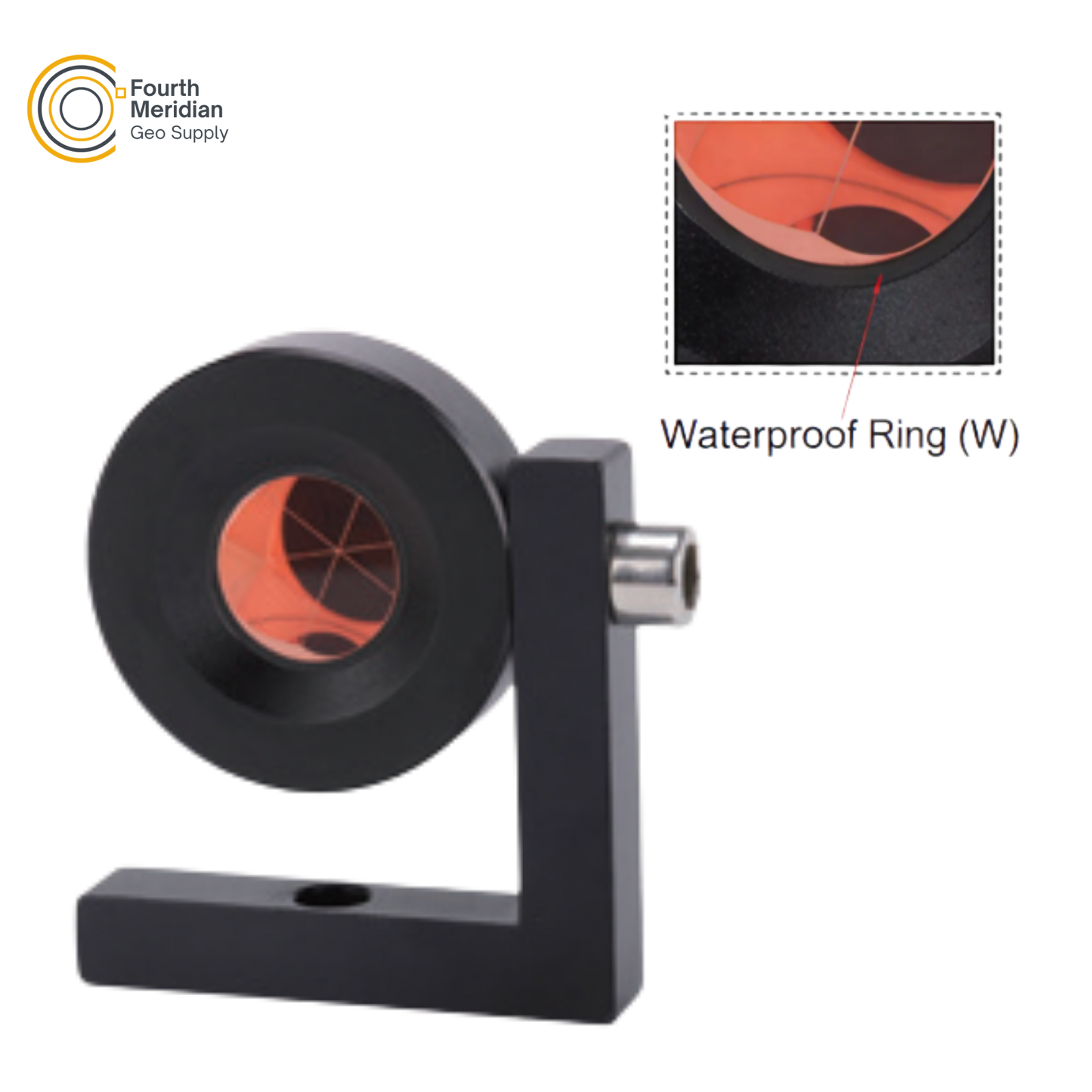 L-bar 25mm Monitoring Prism w/Waterproof Ring - MP102
