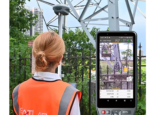 Satlab SL8 - LASER x VISUAL RTK RECEIVER
